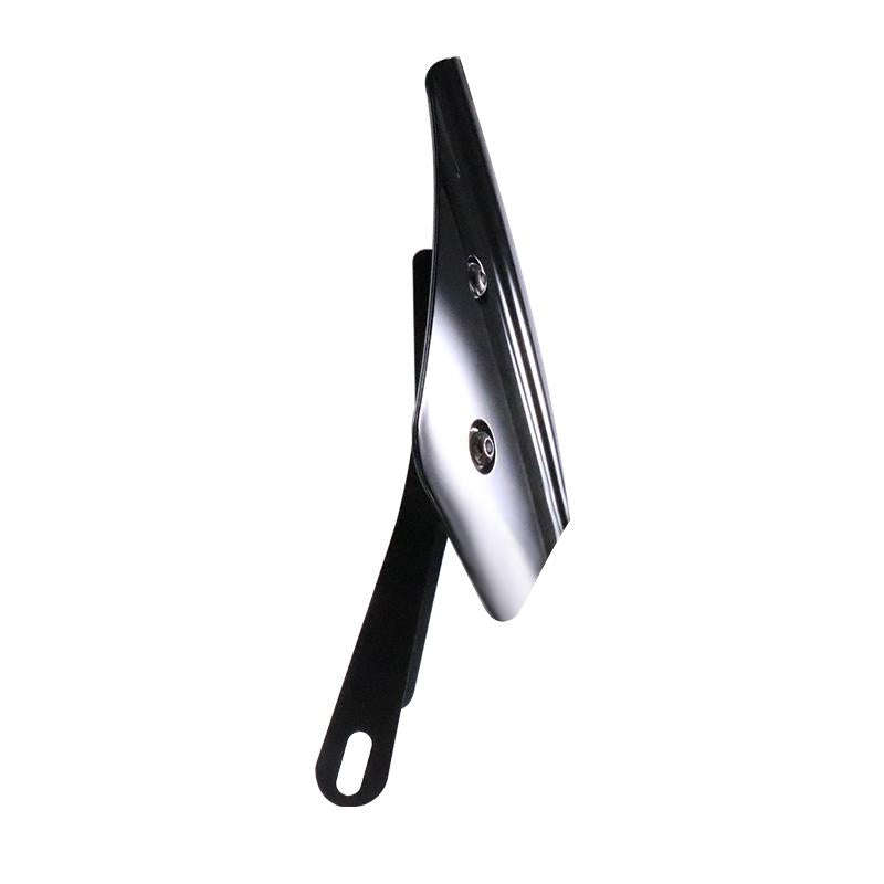 5-7 Inch Retro Motorcycle Windshield Universal Modified Windshield(Black)