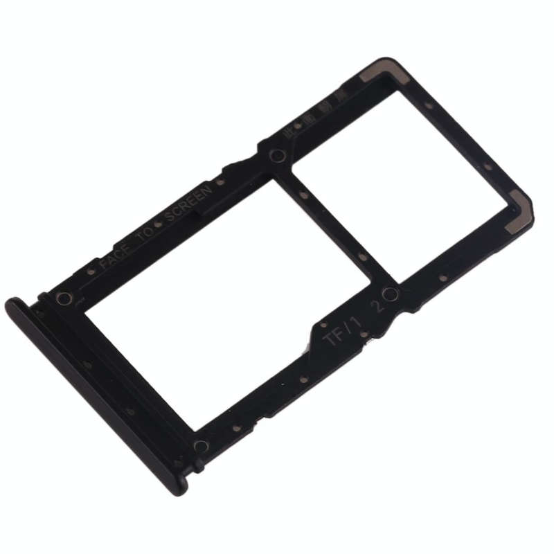 SIM Card Tray + SIM Card Tray / Micro SD Card Tray for Xiaomi Redmi Note 7 / Redmi Note 7 Pro(Black)