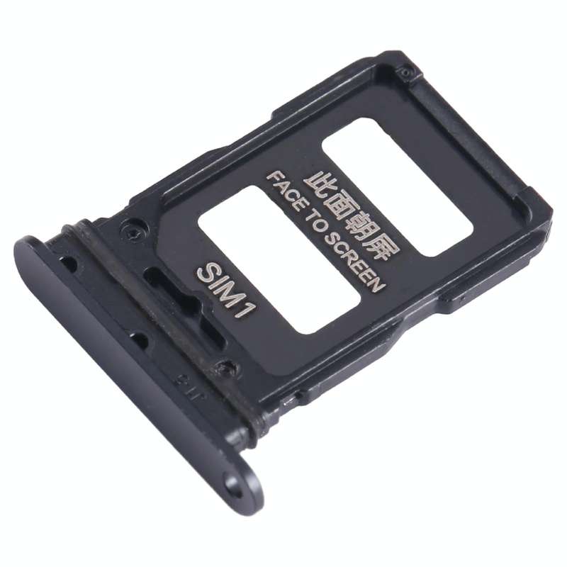 For Xiaomi Civi 1S SIM Card Tray + SIM Card Tray (Black)