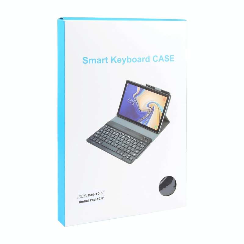 For Xiaomi Redmi Pad SE Ultra-thin Bluetooth Keyboard Leather Case with Touchpad(Black)