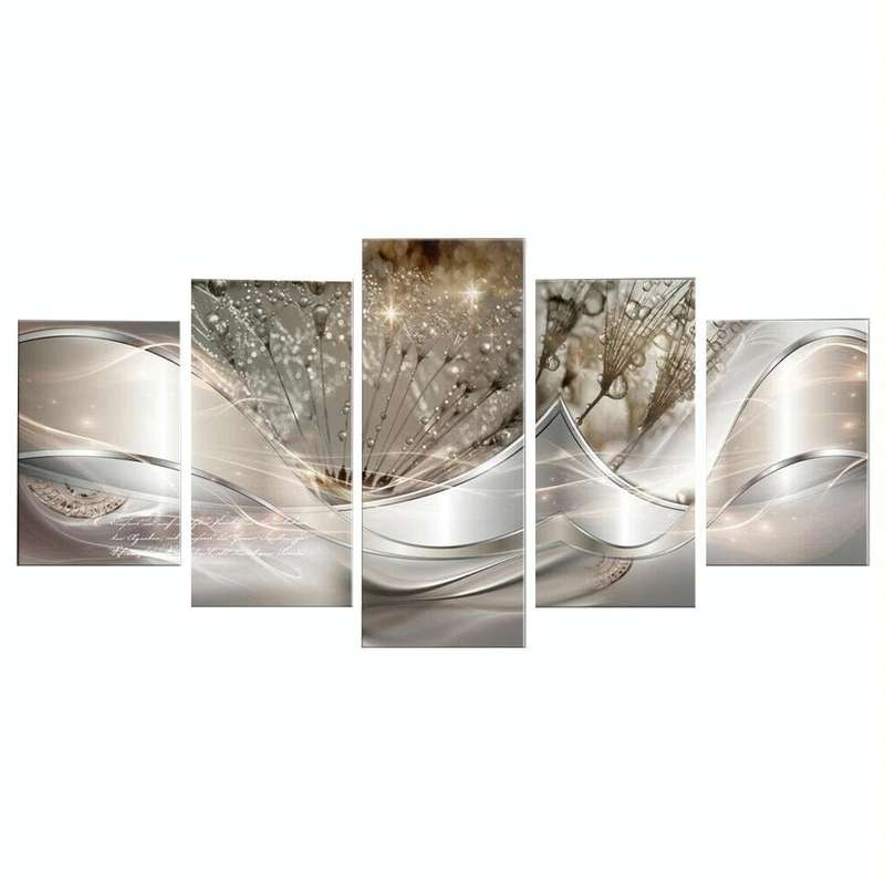 Sofa Background Wall Decorative Painting Hanging Paintings Frameless, Size: 10x25cm(Yellow)
