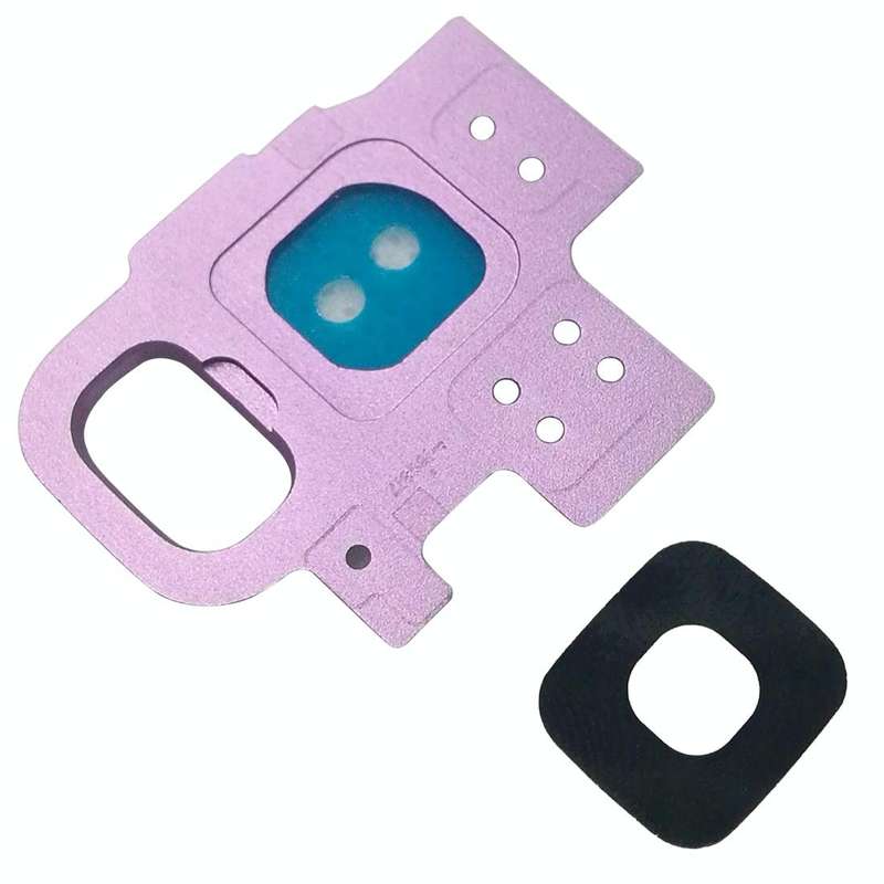 For Galaxy S9 / G9600 10pcs Camera Lens Cover (Purple)