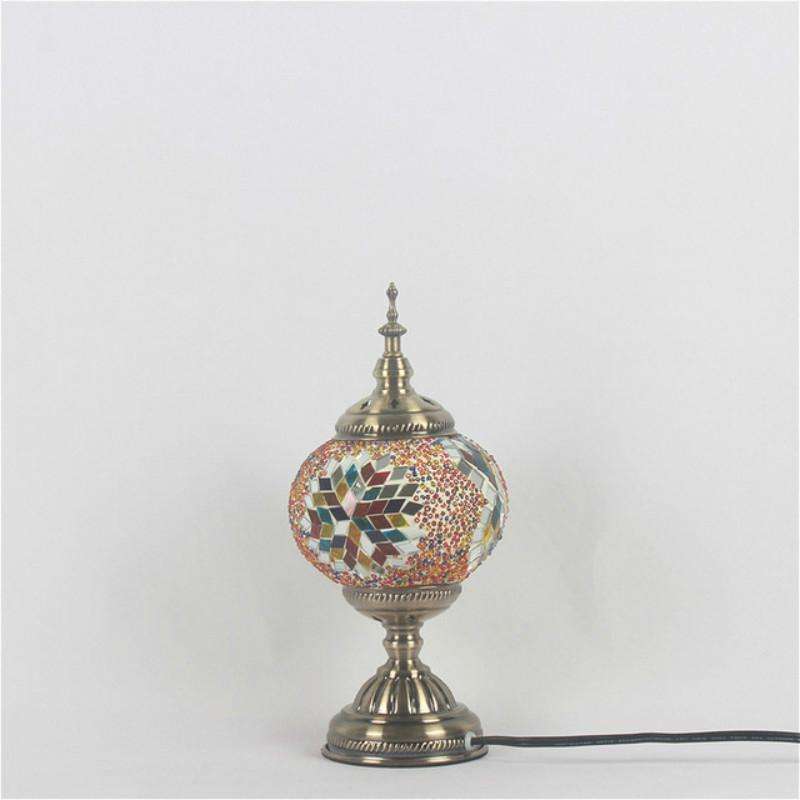 Bedroom Study Romantic Style Mosaic Decorative Table Lamp, Plug Type:EU Plug(FX-1502)