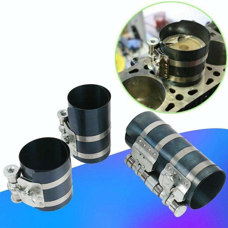 2 PCS Piston Ring Compressor Shrinker Piston Ring Installation Tool Engine Repair Tool, Specifica...