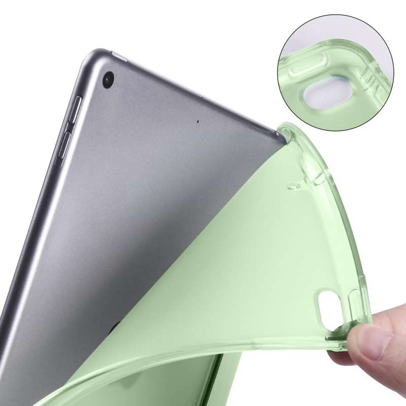 For iPad Mini 5 / Mini 4 3-folding Horizontal Flip PU Leather + Shockproof TPU Case with Holder &...