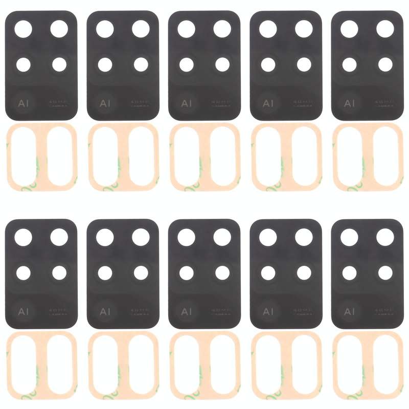 For OPPO Reno5 Lite CPH2205 10pcs Back Camera Lens
