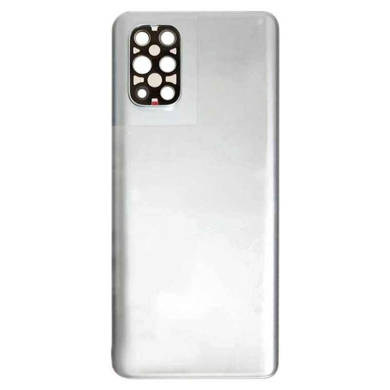 For OnePlus 8T+ 5G Battery Back Cover with Camera Lens Cover (Silver)