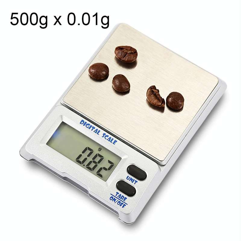 M-18 500g x 0.01g High Accuracy Digital Electronic Jewelry Scale Balance Device with 1.5 inch LCD...
