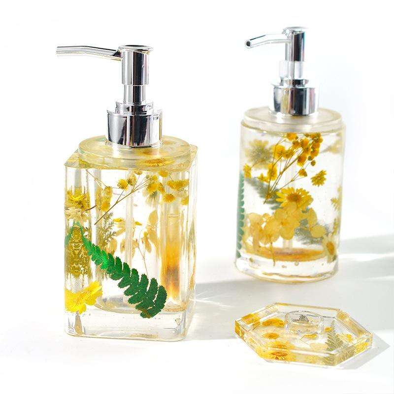 DIY Perfume Bottle Mold Drop Hand Bottle Mirror Bottle Mold, Specification: MD3708 + Gold Silver ...