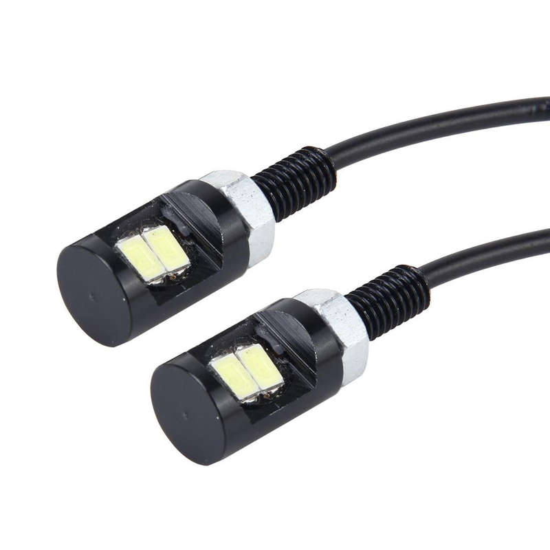 2 PCS 2W 100 LM 6500K Car License Plate Light with 2 SMD-5630 Lamps, DC 12V(White Light)