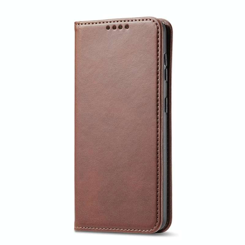 For Samsung Galaxy A70 Calf Texture Magnetic Horizontal Flip Leather Case with Holder & Card Slot...