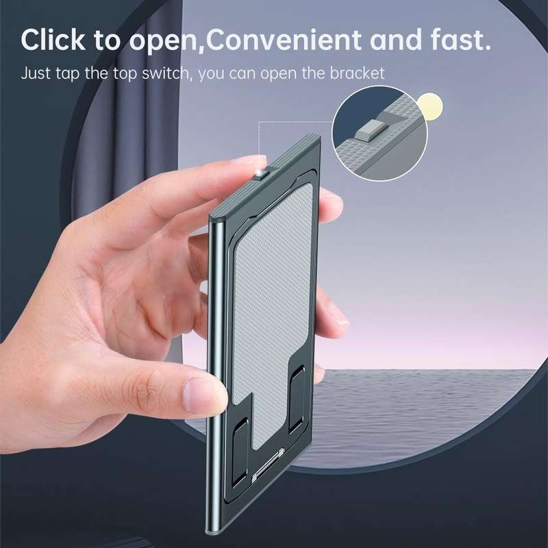 R-JUST HZ16 Slim Phone Desktop Holder(Silver)