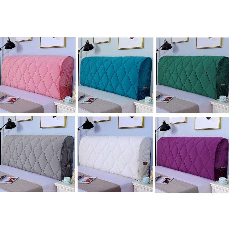 Bedside All-Inclusive Anti-Collision Quilted Thick Fabric Protective Cover, Size: 60x150cm(Dutch ...