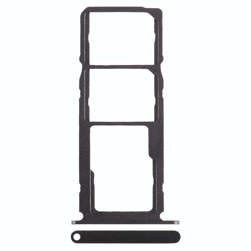 For Nokia 2.4 Original SIM + SIM / Micro SD Card Tray (Black)