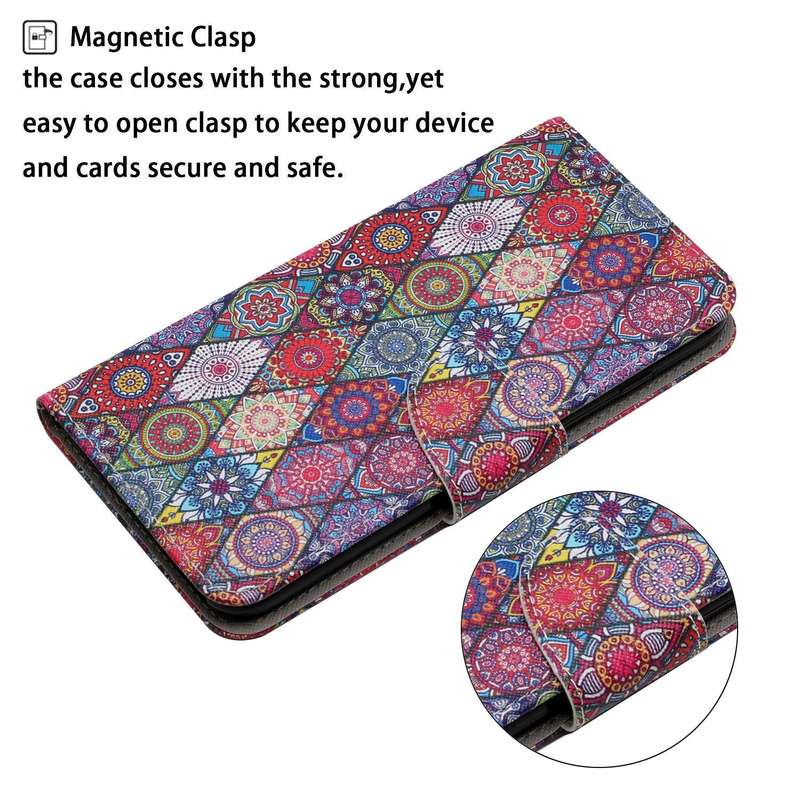 For vivo Y16 Colored Drawing Pattern Leather Phone Case(Diamond Kaleidoscope)