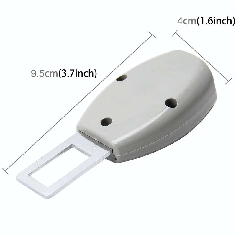 2 PCS RS-02 Universal Car Seat Belt Extension Buckle Car Safety Belt Clip Vehicle Mounted Car Saf...