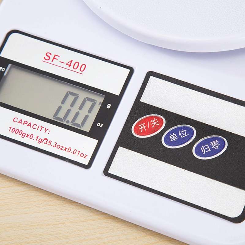 1g High Accuracy Digital Electronic Portable Kitchen Scale, Maximum Weighing 1kg