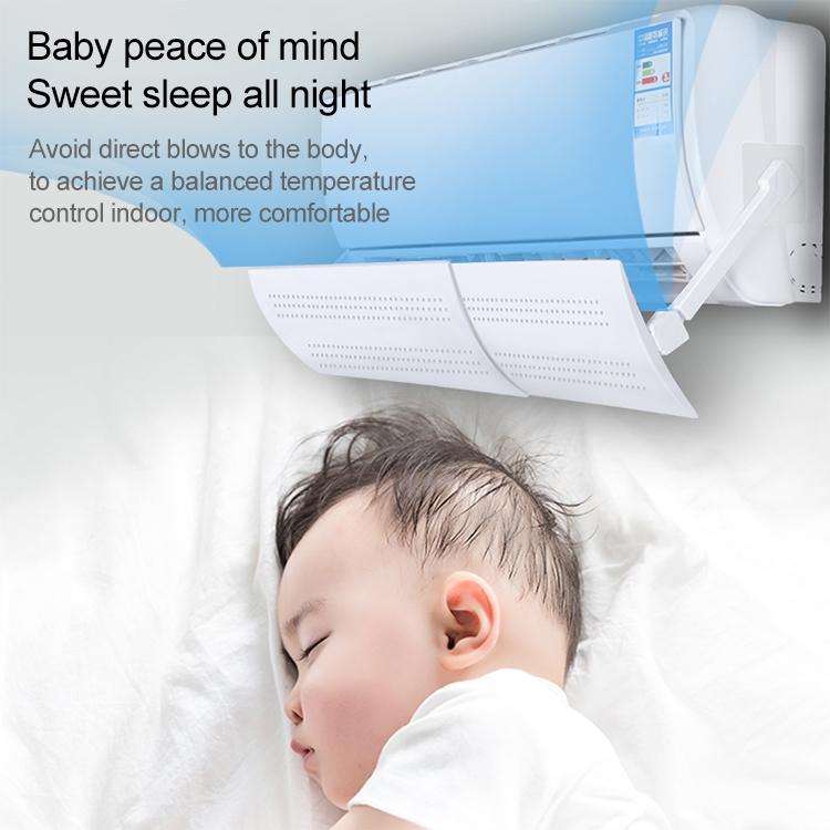 Bedroom Wall-Mounted Baby Universal Anti-Straight Blowing Air Conditioning Windshield Wind Deflec...