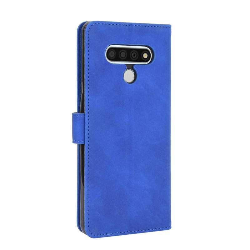 For LG Stylo 6 Solid Color Skin Feel Magnetic Buckle Horizontal Flip Calf Texture PU Leather Case...