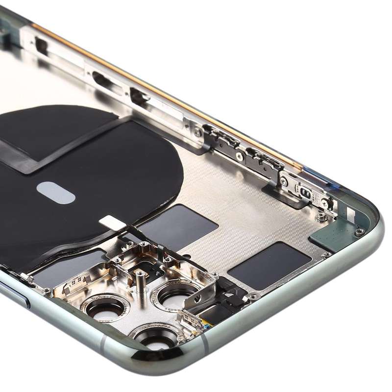 Battery Back Cover (with Side Keys & Card Tray & Power + Volume Flex Cable & Wireless Charging Mo...