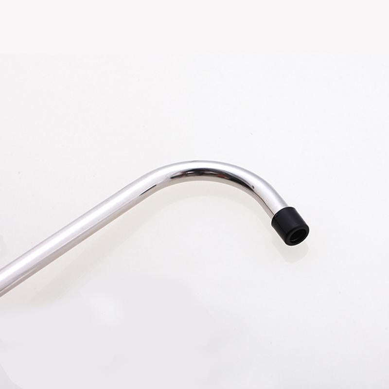 Kitchen Water Purifier Copper Single Cold Basin Gooseneck Shape Faucet(Silver)