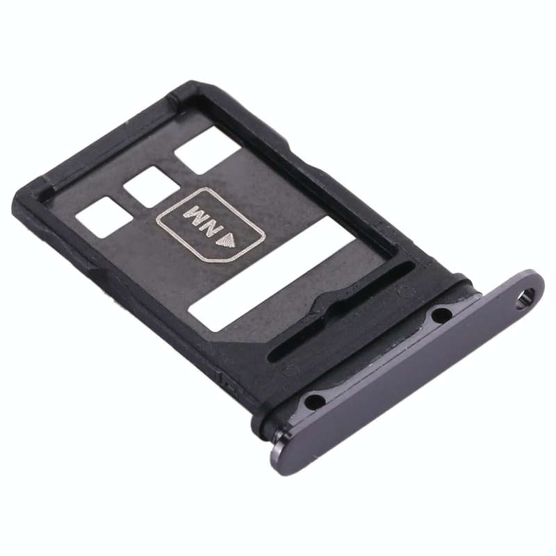SIM Card Tray + NM Card Tray for Huawei Mate 30 (Black)