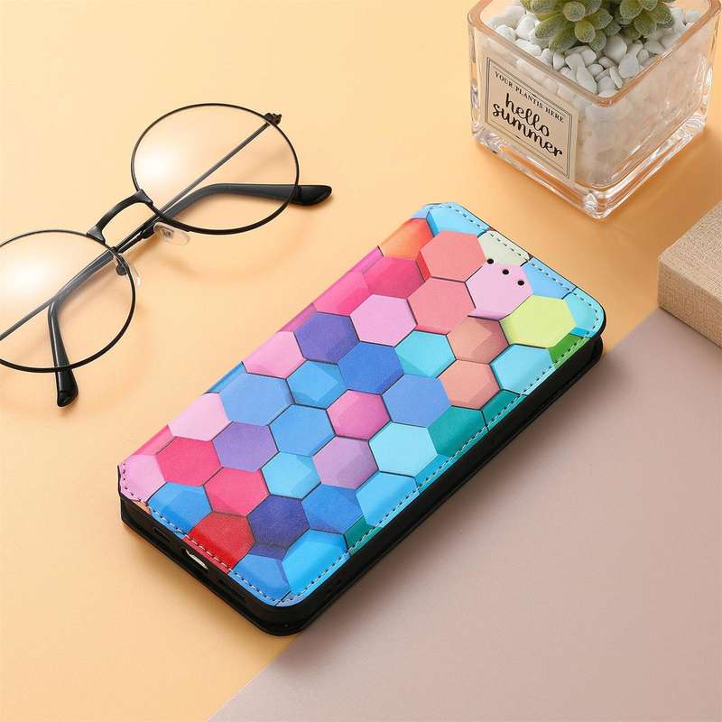 For Oukitel C21 Pro Colorful Magnetic Horizontal Flip PU Leather Case with Holder & Card Slot & W...