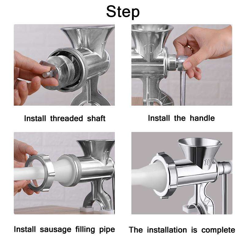 Household Manual Grinder Sausage Machine, Specification: No. 10 Large