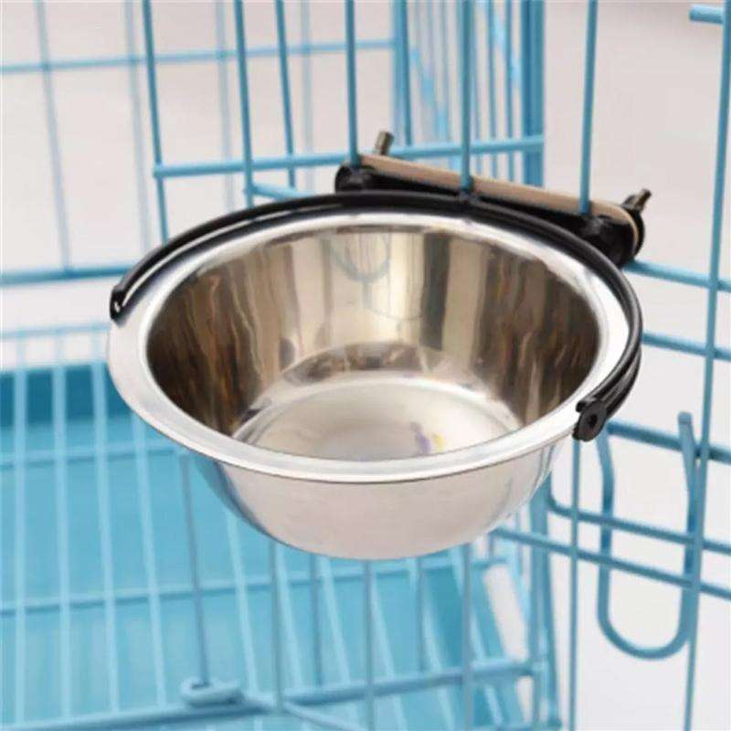 Stainless Steel Suspension Style Dog Feeding Bowl, Size: M