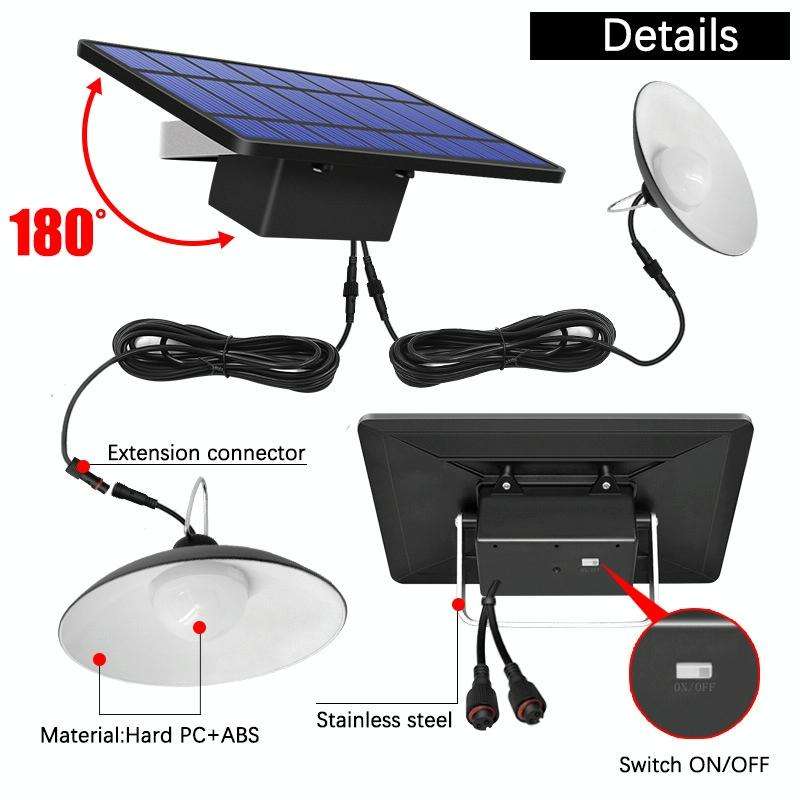 2 in 1 Solar Light Landscape Courtyard Corridor Lighting 32-LED Retro Chandelier, Light Color:War...