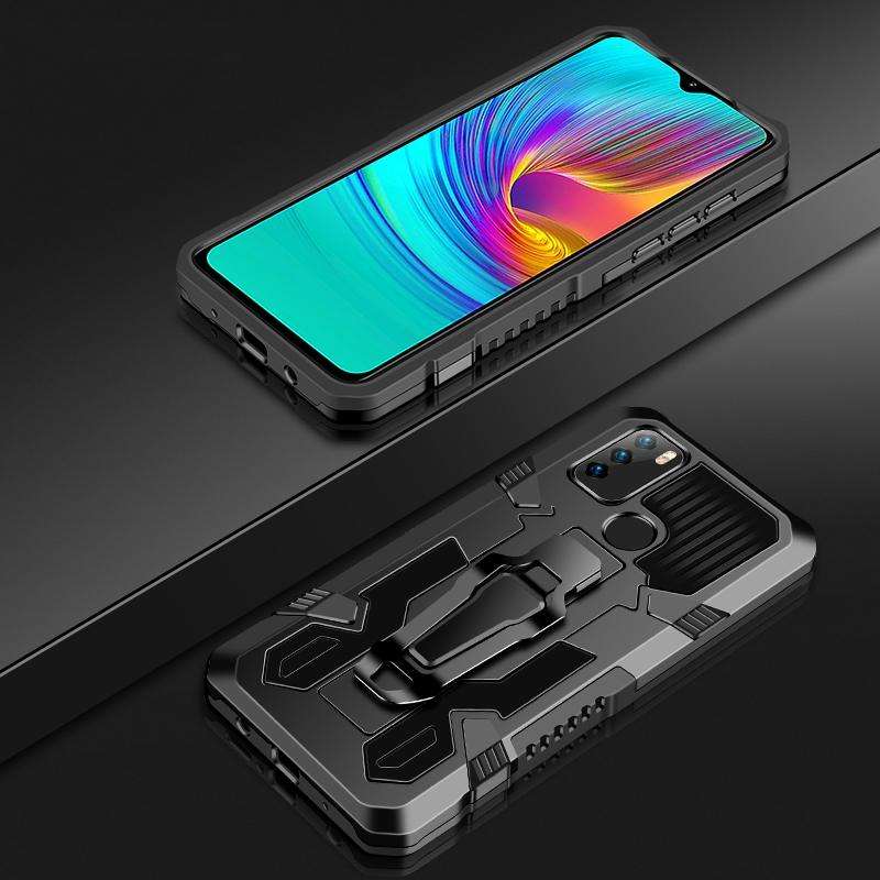 For OPPO Reno5 5G Machine Armor Warrior Shockproof PC + TPU Protective Case(Army Green)