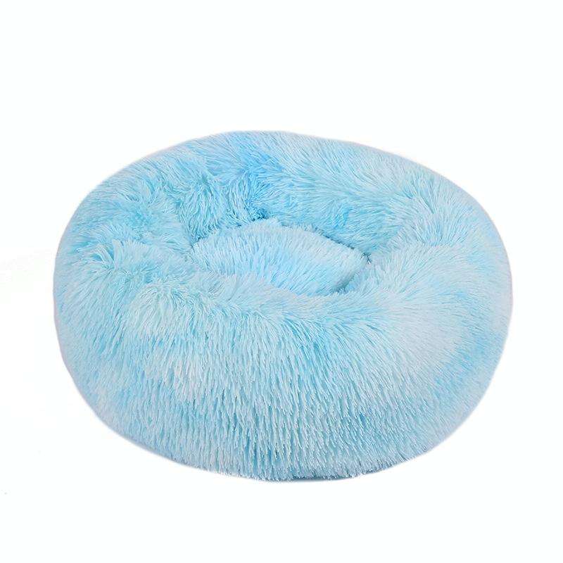 Plush Pet Bed Deep Sleep Pet Pad, Specification: 50cm(Light Blue)