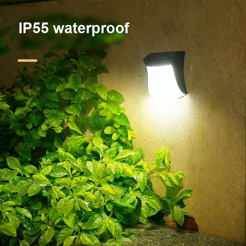 Solar Doll Wall Light Outdoor Garden Fence Decoration Waterproof Solar Light(Warm Light)