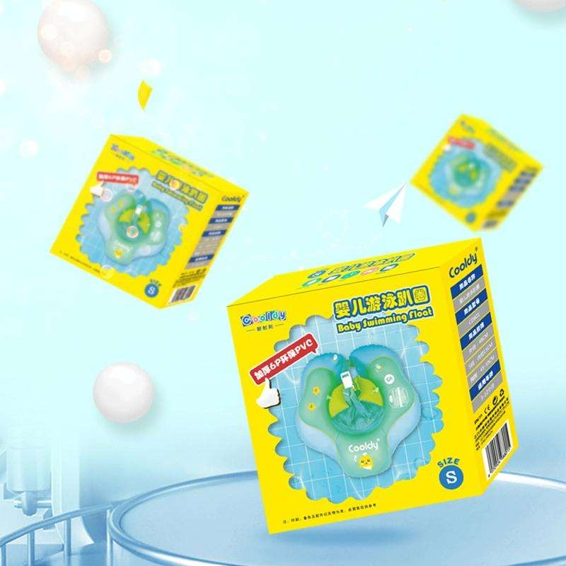 Cooldy Infant and Children Swimming Ring Swimming Supplies Inflatable Life Buoy, Inner diameter A...