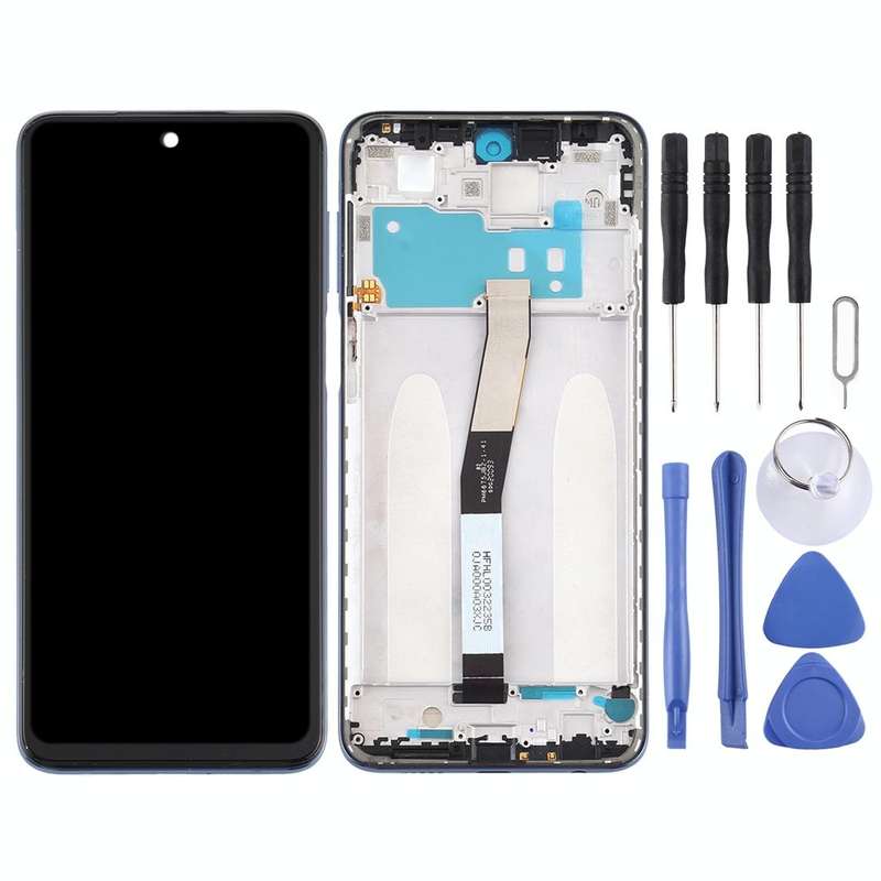 LCD Screen and Digitizer Full Assembly with Frame for Xiaomi Redmi Note 9S / Redmi Note 9 Pro Max...