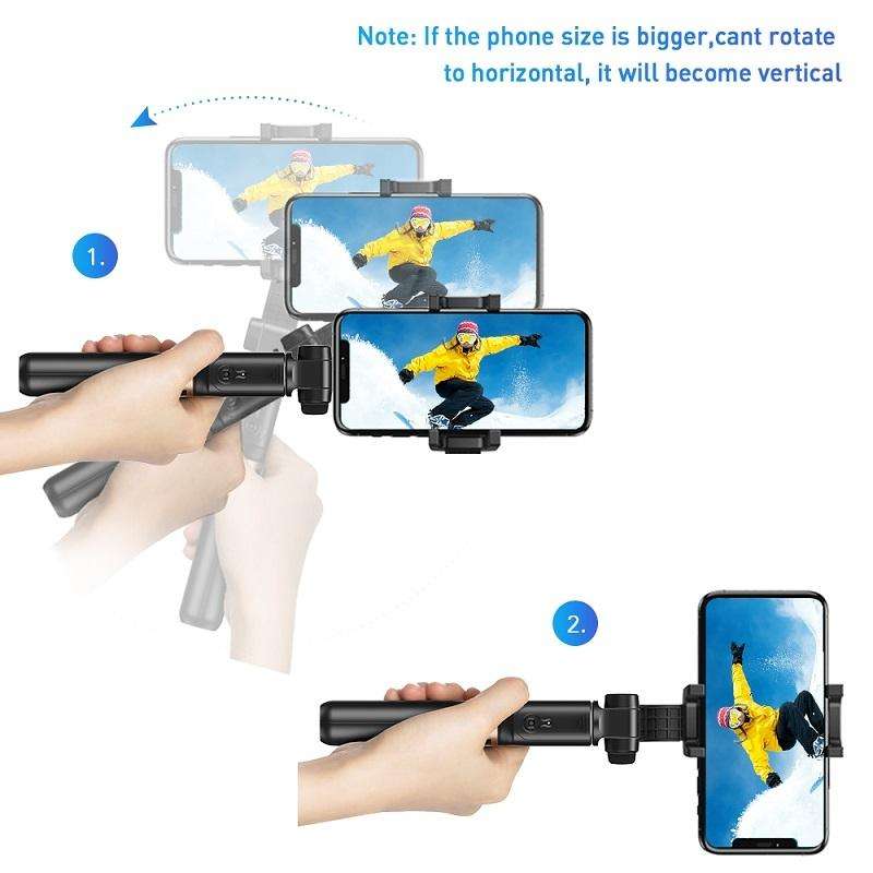 APEXEL APL-D6 Live Video Multifunctional Mobile Phone Gimbal Stabilizer Selfie Stick