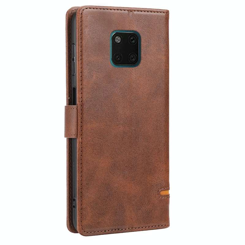 For Huawei Mate 20 Pro Classic Wallet Flip Leather Phone Case(Brown)