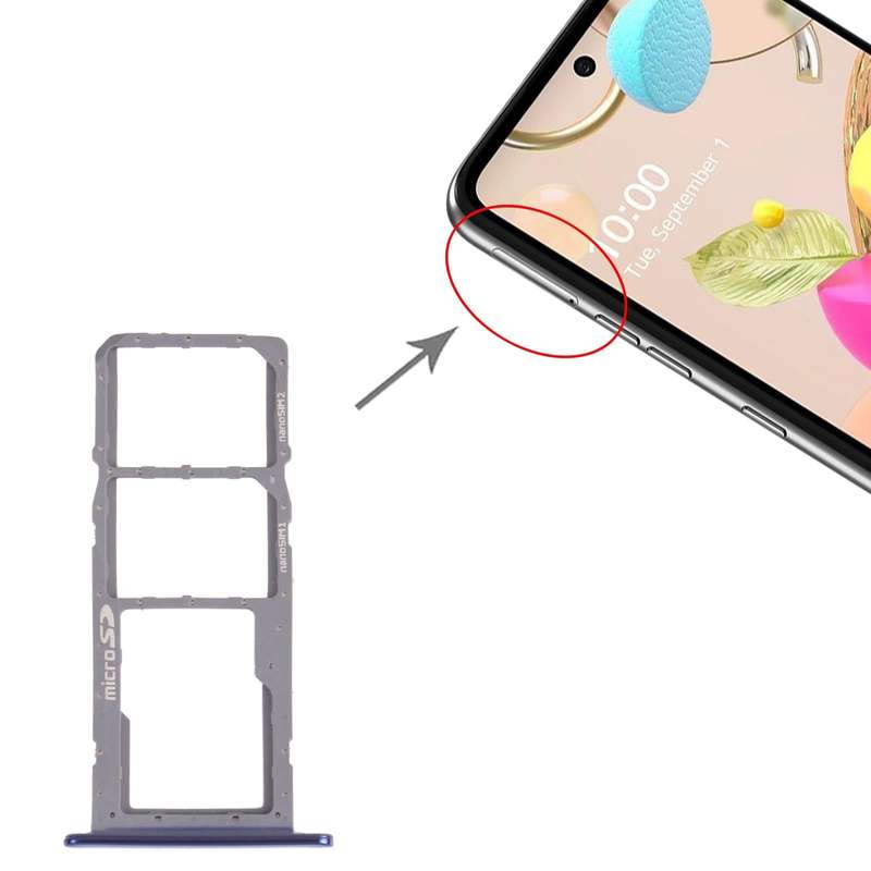 SIM Card Tray + SIM Card Tray + Micro SD Card Tray for LG K42 / K52 (Brazil) LMK420 LMK420H LMK42...