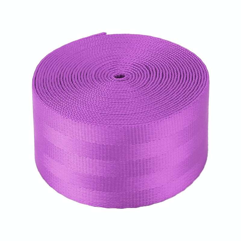 Car Modified Polyester Seat Belt Harness Racing Safety Seat Belt, Length: 3.6m (Purple)
