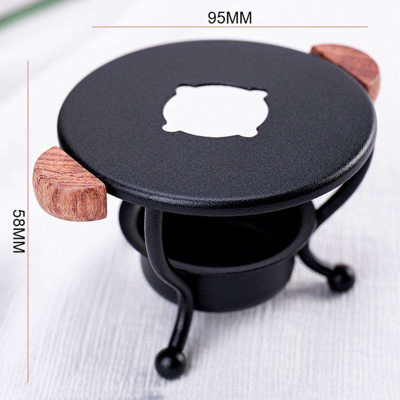 Seal Wax Warmer Tealight Candle Warmer Vintage Candle Holder(Black)