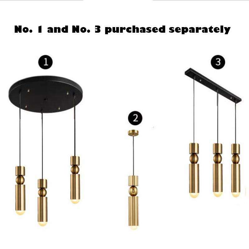 Bar Counter Modern Restaurant Bedroom Bedside Creative Personality Simple Small Chandelier, Color...