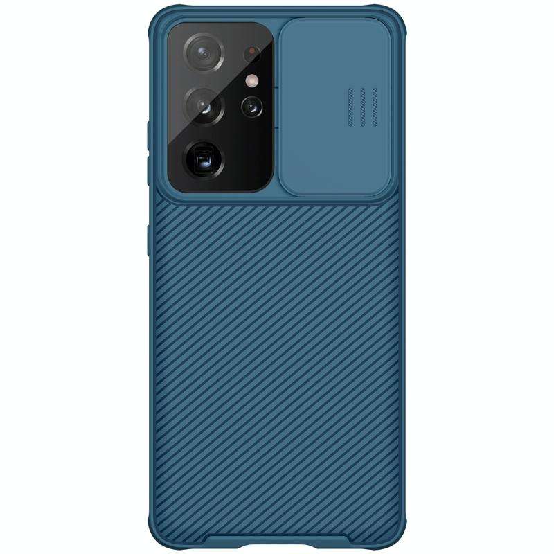 For Samsung Galaxy S21 Ultra 5G NILLKIN Black Mirror Pro Series Camshield Full Coverage Dust-proo...