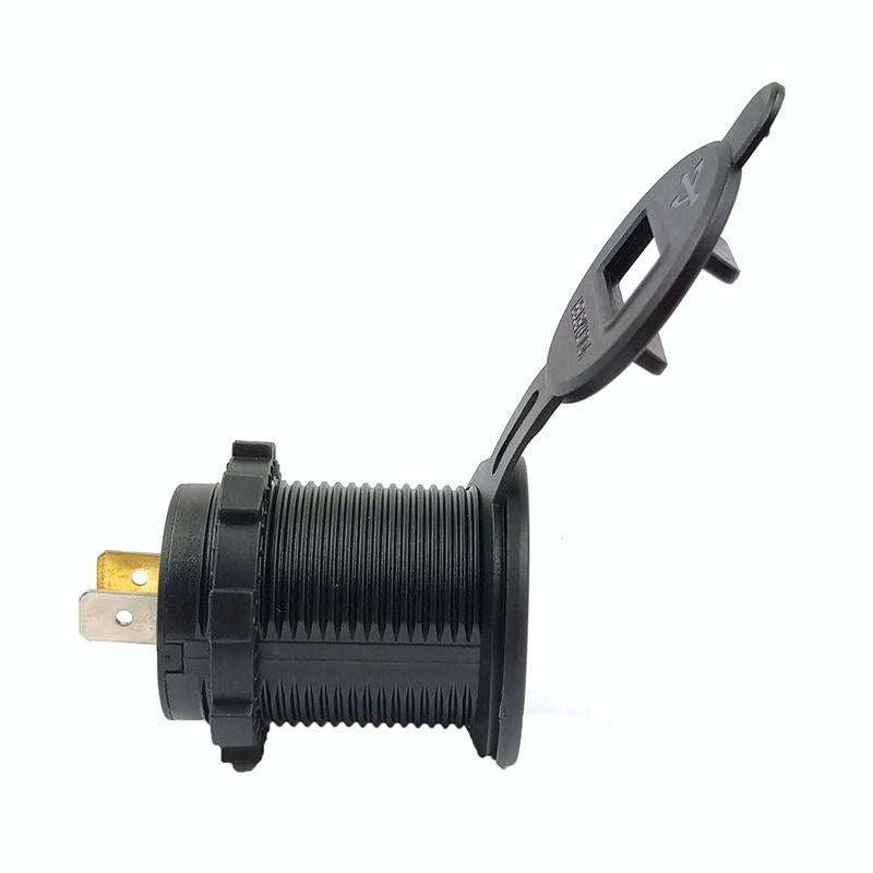 4.2A Dual USB With Voltage Display Mobile Phone Charger Socket Power Supply 12V Car Motorcycle(Re...