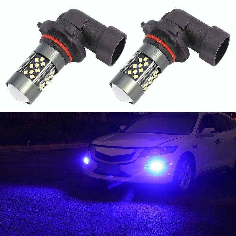 1 Pair 9006 12V 7W Continuous Car LED Fog Light(Blue Light)