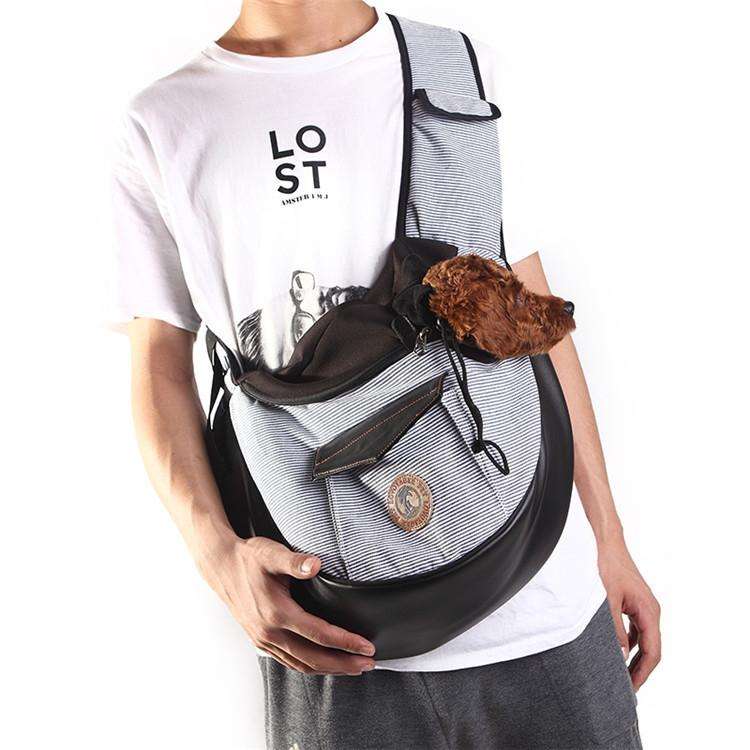 LOVOYAGER Diagonal Pet Backpack Small Dog And Cat Travel Bag, Style: Summer Mesh Rose Red