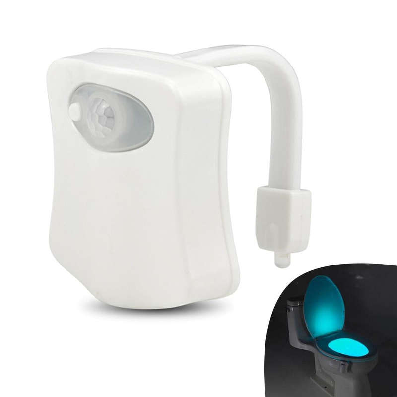 Motion Activated Toilet Nightlight, LED Toilet Light Bathroom Washroom