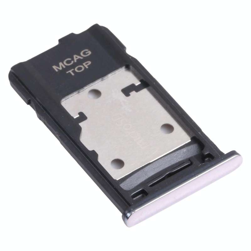 For Samsung Galaxy M31s SM-M317 SIM Card Tray + SIM Card Tray + Micro SD Card Tray (Silver)