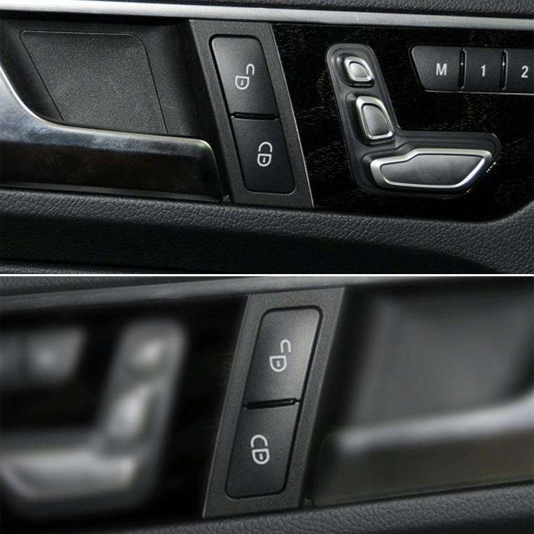 Car Left Side Door Lock Switch Buttons 2049058402 for Mercedes-Benz W204, Left Driving (Black)