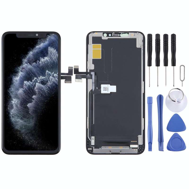Soft OLED LCD Screen For iPhone 11 Pro Max with Digitizer Full Assembly