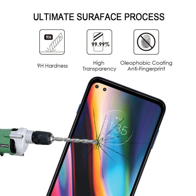 For Motorola Moto G 5G Plus 25 PCS Full Glue Full Screen Tempered Glass Film